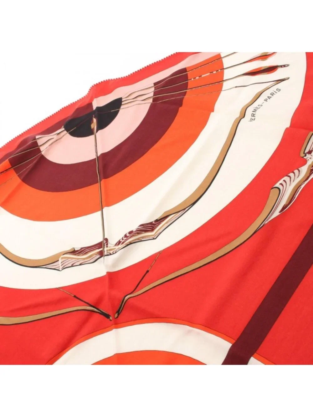 ★SOLD★ Hermes Scarf Triangle Jean Arcs en Ciel Silk - Picture 5 of 5